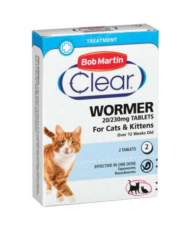 Boob Martin Wormer 2 Pack - Cat & Kitten - Keep your cat and kitten healthy with Boob Martin Wormer.