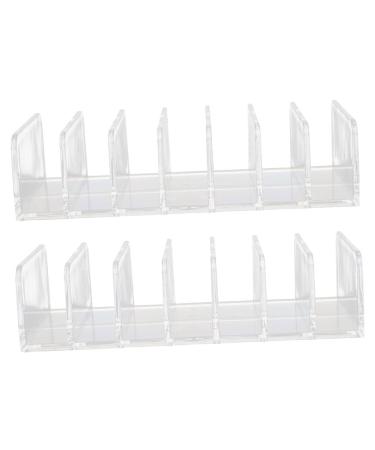 DRESSOOS 2pcs Cosmetic Bracket Eye Shadow Rack Pressed Powder Storage Rack Makeup Rack Makeup Stand Household