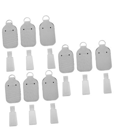 POPETPOP 9 sets Lipstick Durable Holder Case Hand Balm Cover Ring of Rubber Liquid Lipsticks Lip Lotion