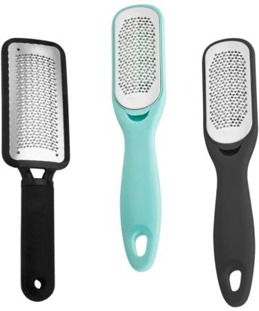 Minkissy Professional Pedicure Tools Set - 3PCS Stainless Steel Dead Skin Remover for Wet & Dry Use Hard Skin Raspel Kit - Buy Online on GoSupps.com