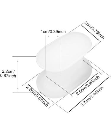  Autuuuckee Silicone Toe Spreader & Separator 4 Pairs for Bunions & Hallux Correction Comfort & Support in White  - Buy Online on GoSupps.com
