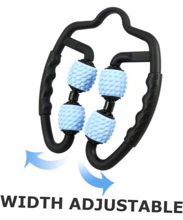 Inoomp Hand Massager - Anti-Stress Trigger Point Roller for Deep Tissue Relief | Fitness & Muscle Relaxation - Sky Blue & Black - Buy Online on GoSupps.com