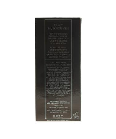 Coty Musk Cologne Spray for Men 1.5 Fl Oz - Long Lasting Fragrance by Coty Musk - Buy Online on GoSupps.com