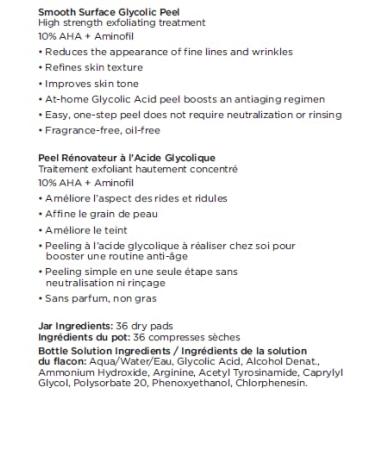 Buy NEOSTRATA Smooth Surface Glycolic Chemical Peel | High-Strength Exfoliating Treatment | Fragrance-Free & Oil-Free - 2 fl. oz. | International Shipping Available - Buy Online on GoSupps.com