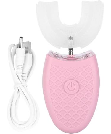 U-Shaped Electric Sound Toothbrush for Adults | Automatic Oral Care Tool with 4 Gears & Blue Light Cleaning (Pink) - Buy Online on GoSupps.com