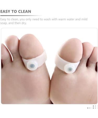 Shop Hemoton 20 Pairs Toe Ring Covers - Elastic Band Massage Rings for Acupoint Relief | Silicone Toe Tools in Travel Box - Buy Online on GoSupps.com