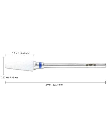Pana Professional White Cone Ceramic Nail Drill Bit 3/32 Shank - Dremel Machine Tool - Buy Online on GoSupps.com