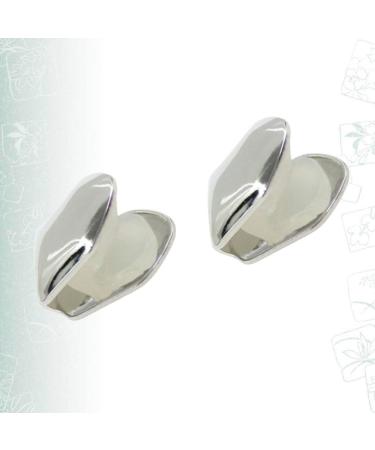 EXCEART 4pcs Silver Plated Small Single Tooth Cap - Hip Hop Teeth Grill Decoration - Buy Online on GoSupps.com