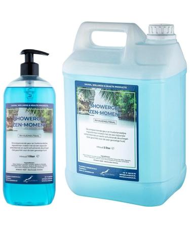 Claudius Showergel Zen Moment 5 liters + 1 liter with pump transparent