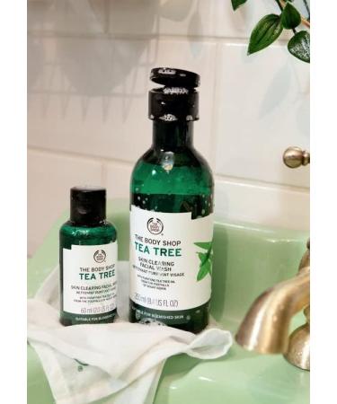 Buy The Body Shop Tea Tree Skin Clearing Facial Wash 250ml - Vegan & Effective for Clear Skin | International Shipping Available - Buy Online on GoSupps.com