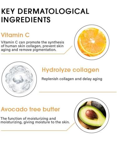 Vitamin C Serum for Face Face Serum for Women & Men Brighten Hydrate & Plump Skin Anti Aging & Wrinkle Facial Serum - Buy Online on GoSupps.com