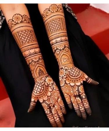 FROWWY Beauty Parlour Bridal Special Dulhan Mehndi Cone | Organic Mehendi Cones | PACK OF 6 - Buy Online on GoSupps.com