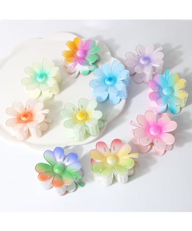 Limtula Delicate Heart Petal Flower Hair Claw for Woman Girl Skincare Makeup Hair Clip for Thin Hair Nonslip Delicate Hair Clip Blue - Buy Online on GoSupps.com