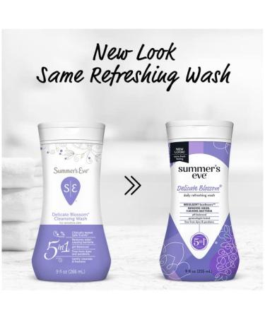 Summer's Eve Delicate Blossom Cleansing Wash 9 oz - Pack of 1 - Buy Online on GoSupps.com