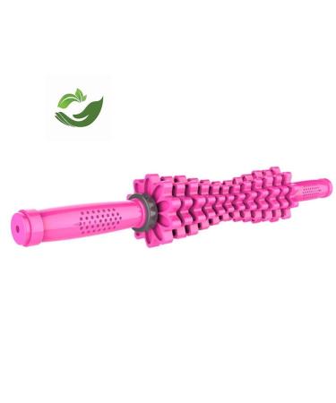 FLY flu foam scooter muscle massage tab adjustable fitness yoga massage scooter-muscle relaxation pain relief rack wearable therapy pink