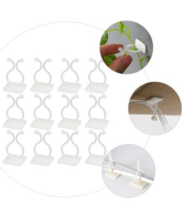 OSALADI 300 Pcs Adhesive Wire Holder Suction Cup Holder Cord Holders Plant Fixing Tools Power Cable To Climb 3.5X2X2CM White - Buy Online on GoSupps.com