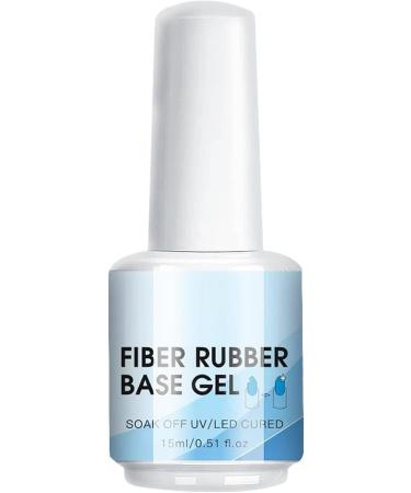  Murman Murman Fiber Nail Gel - Clear Repair Base Gel - 15ml Clear Manicure Accessories Requiring UV/LED Curing for Salon Home and Travel - Buy Online on GoSupps.com