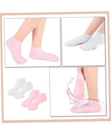 FRCOLOR 8 Pairs Exfoliating Moisturizing Socks Lotion Socks Beauty Block Heels for Women Dressy Toe Spa Heel Socks Non Socks Foot Socks Foot Care Supplies Women Socks - Buy Online on GoSupps.com