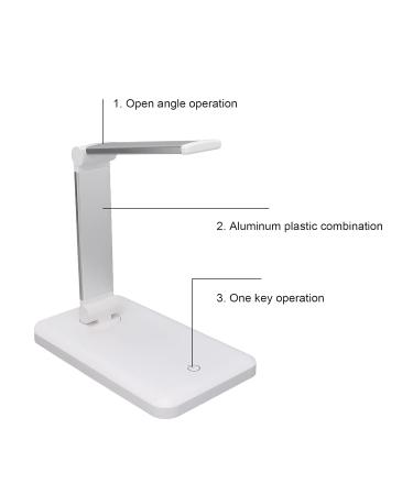 Buy USB-Adjustable Nail Flap Lamp - Professional Gel Polishing & Drying - Ideal for Home & Beauty Salon - White - Buy Online on GoSupps.com