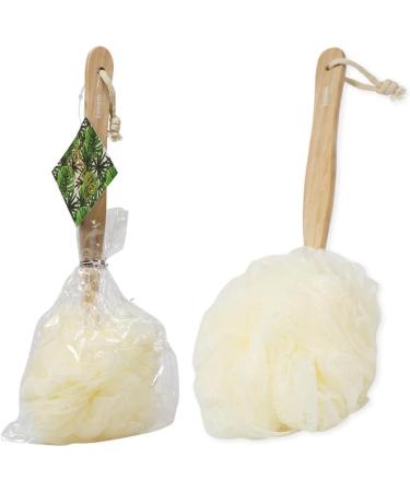 Long Handled Spa Shower Body Brush | Loofah Back Scrubber for Skin Exfoliation - Buy Online on GoSupps.com