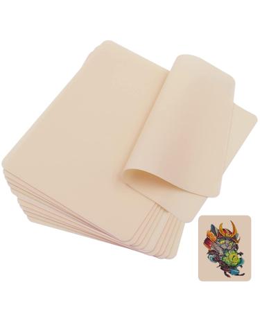 Autdor 10Pcs Double Sided 8x6 Tattoo Practice Skins for Beginners and Artists - Fake Skin for Tattooing and Microblading Practice - Buy Online on GoSupps.com