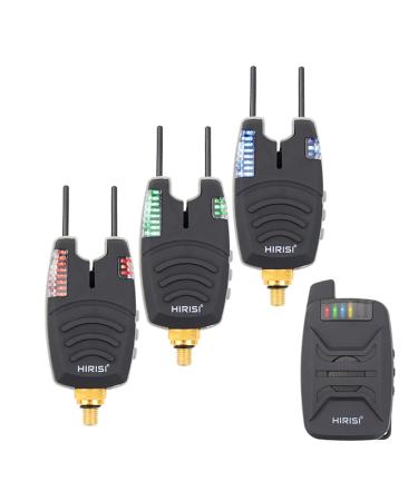 Hirisi Tackle Carp Fishing Bite Alarm Waterproof Wireless 200m B1230-3