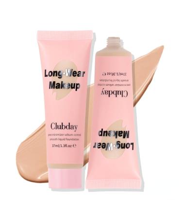 INTEROOKIE Natural Matte Makeup-Holding Concealer Foundation Sweat-Proof & Long-Lasting Oil Control Flawless Radiant Skin (4)