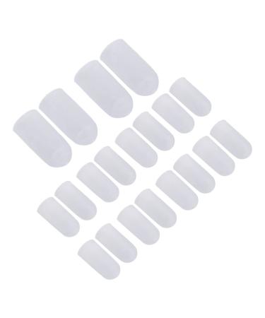 Silicone Toe Protectors Toe Guards 10 Pairs Toe Covers Toes Protector Soft Silicone Prevent Friction Different Size Toes Protective Guards