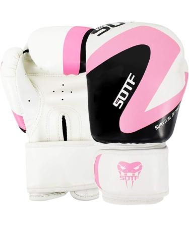SOTF Pink Bag Gloves 12oz for Men and Women - Ideal for Boxing, MMA, and Heavy Bag Training - Buy Online on GoSupps.com