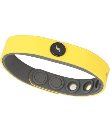Jauarta Negative Ion Bracelet - Boost Energy & Reduce Static | Elastic Silicone Sports Bracelet (Yellow) - International Shipping Available - Buy Online on GoSupps.com