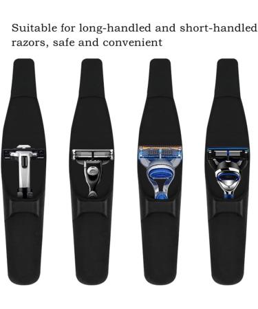 1 Pack Razor Case Silicone Waterproof Razor Holder Shaver Case Portable Travel Razor Proector Case Travel Razor Organizer Cover for Travel Black - Buy Online on GoSupps.com