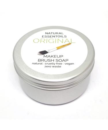 Natural Essentoils Original Makeup Brush Soap - Natural - Cruelty Free - Vegan - Zero Waste - 110g
