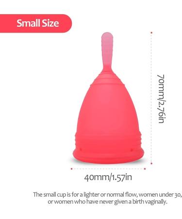 Edicare Menstrual Cup Set - 2 Medical Silicone Cups Sterilizer & Carrying Bag | Soft & 100% Safe (S - Original Edition) - Buy Online on GoSupps.com
