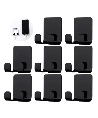 Yoursy 8 pieces of shaver bracket shower self -adhesive razor hanging shower shower adhesive hooks Razor holder wall waterproof towelhaken razor for ceiling bathroom kitchen bathroom black