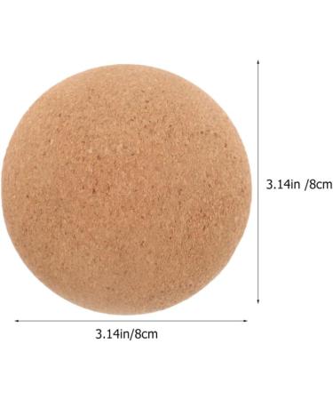 Buy Cork Fascia Ball - 8cm Yoga & Massage Tool | Deep Tissue Relief & Fitness Accessory - Buy Online on GoSupps.com