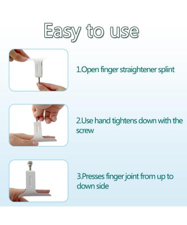 HXCH Finger Straightener Splint | Adjustable Arthritis Hand Device for Rehabilitation & Sprained Joints - Buy Online on GoSupps.com