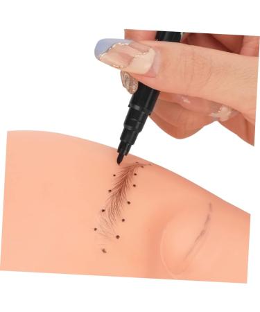 Didiseaon 6pcs Eyebrow Pen Eyebrow Pen Multifunctional Tattoos Pen Pen Accessories Make up 13.9x1.8cm Black - Buy Online on GoSupps.com