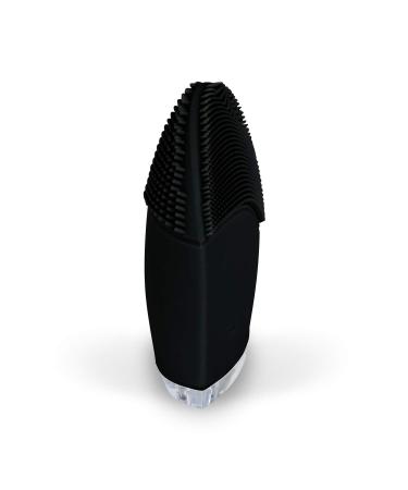 Premium Silicone Face Wave Cleaning Brush - Rejuvenate Skin with Vibration Technology | All Skin Types | Black - Buy Online on GoSupps.com