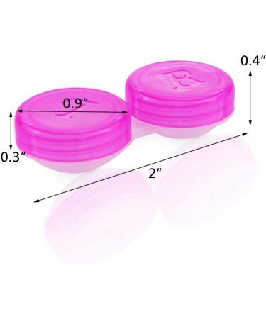 WFPLUS 30 Pack Colorful Contact Lens Case - Bulk Eye Lens Holder Container - Buy Online on GoSupps.com