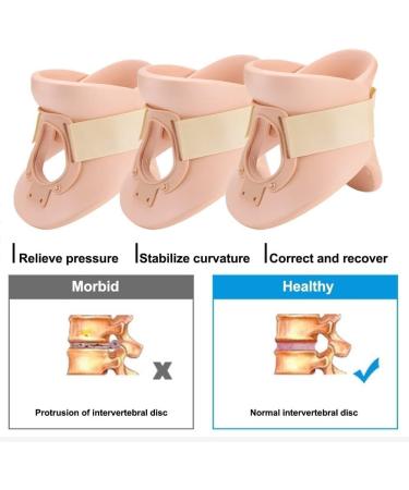 SAFWEL Neck Support Cervical Collar - Polymer Foam Neck Traction & Massage for Men & Women | Comfortable Sleeping Support (14cm) - Buy Online on GoSupps.com