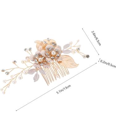 FRCOLOR Hair Comb Bride Hair Accessories Formal Hair Accessories for Women Flower Hair Accessories Hanfu Hair Accessories Aesthetic Hair Accessories Fairy Jewelry for Women - Buy Online on GoSupps.com