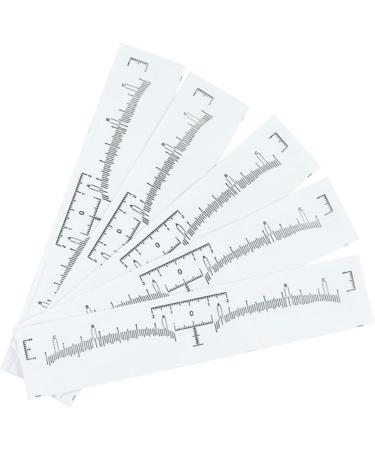 100pcs Disposable Eyebrow Ruler Professional Eyebrow Ruler Eyebrow Shaper Ruler Portable Caliper - Buy Online on GoSupps.com