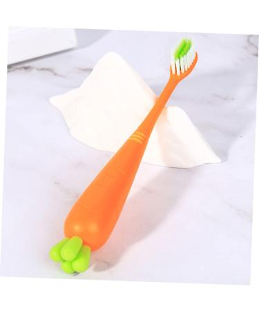 Minkissy 30-Pack Carrot Toothbrushes for Kids - Fun & Colorful Children's Oral Care Travel Brushes - Buy Online on GoSupps.com
