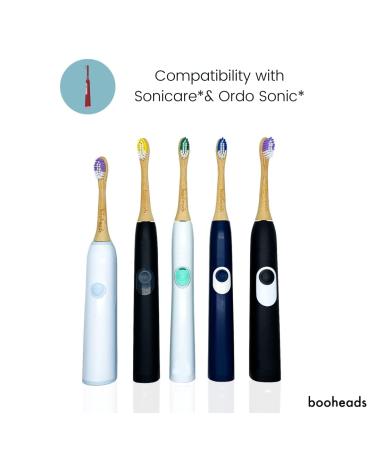 Bamboo Electric Toothbrush Heads - Eco-Friendly Biodegradable & Recyclable | Compatible with Sonicare - Buy Online on GoSupps.com