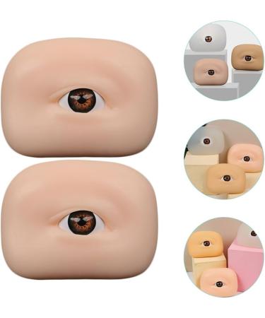 FOMIYES 4 pcs Training Silicone Practice Boards Eyeshadow Eyebrow Skin Makeup 1 count (Pack of 1) As Shown 1x2pcs - Buy Online on GoSupps.com