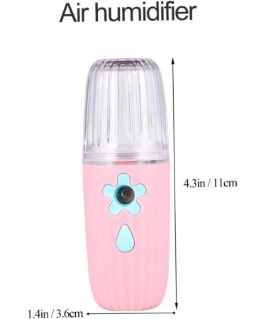 Beavorty 2 pcs Hydrating instrument hand held steamer nano facial mister portable face steamer water mist 11X3.6X3.6cmx2pcs Pinkx2pcs - Buy Online on GoSupps.com