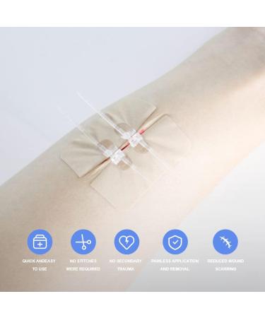 FDA Cleared Waterproof Adhesive Bandages for Emergency Wound Closure - 4 Pack - Buy Online on GoSupps.com
