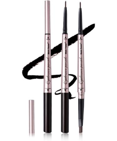 1PC Ultra-fine Waterproof Eyebrow Pen Auto Micro Brow Pencil Double Retractable Brow Pen Eyebrow Definer Pencil Natural Eyes Makeup Applicator Double eyebrow pencil - Buy Online on GoSupps.com