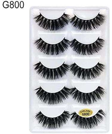 Buy OCE180ANLV 3D Mink False Eyelashes | Thickening Long Natural Eyelash Extensions - 5 Pairs - Buy Online on GoSupps.com