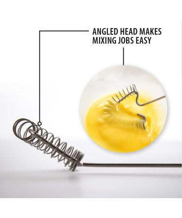 Rada Cutlery Stainless Steel Kitchen Whisk - 9-3/8 Inches - Brushed Aluminum Handle - Buy Online on GoSupps.com